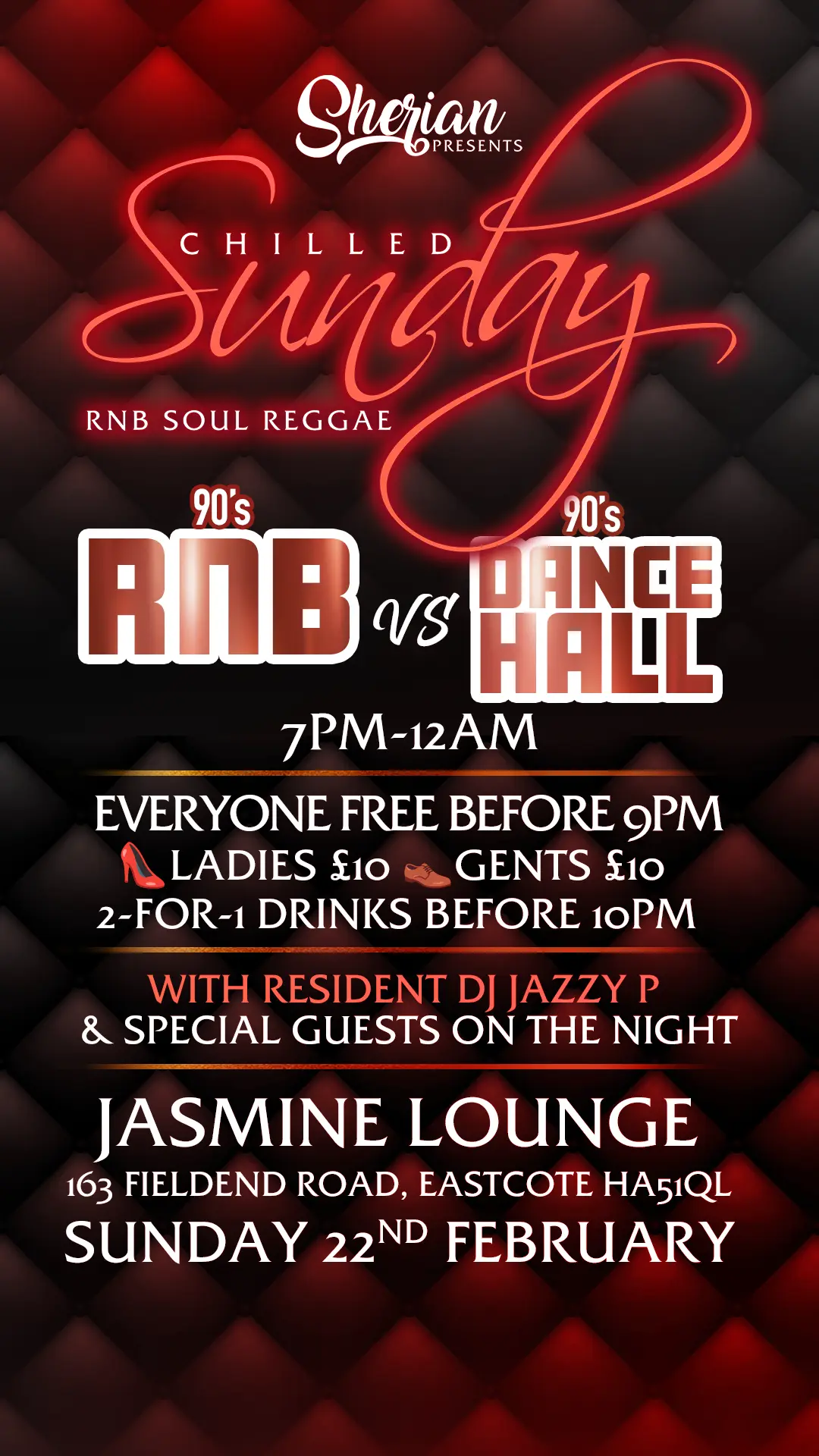 90s RnB vs 90s Dancehall 22nd Feb 2026