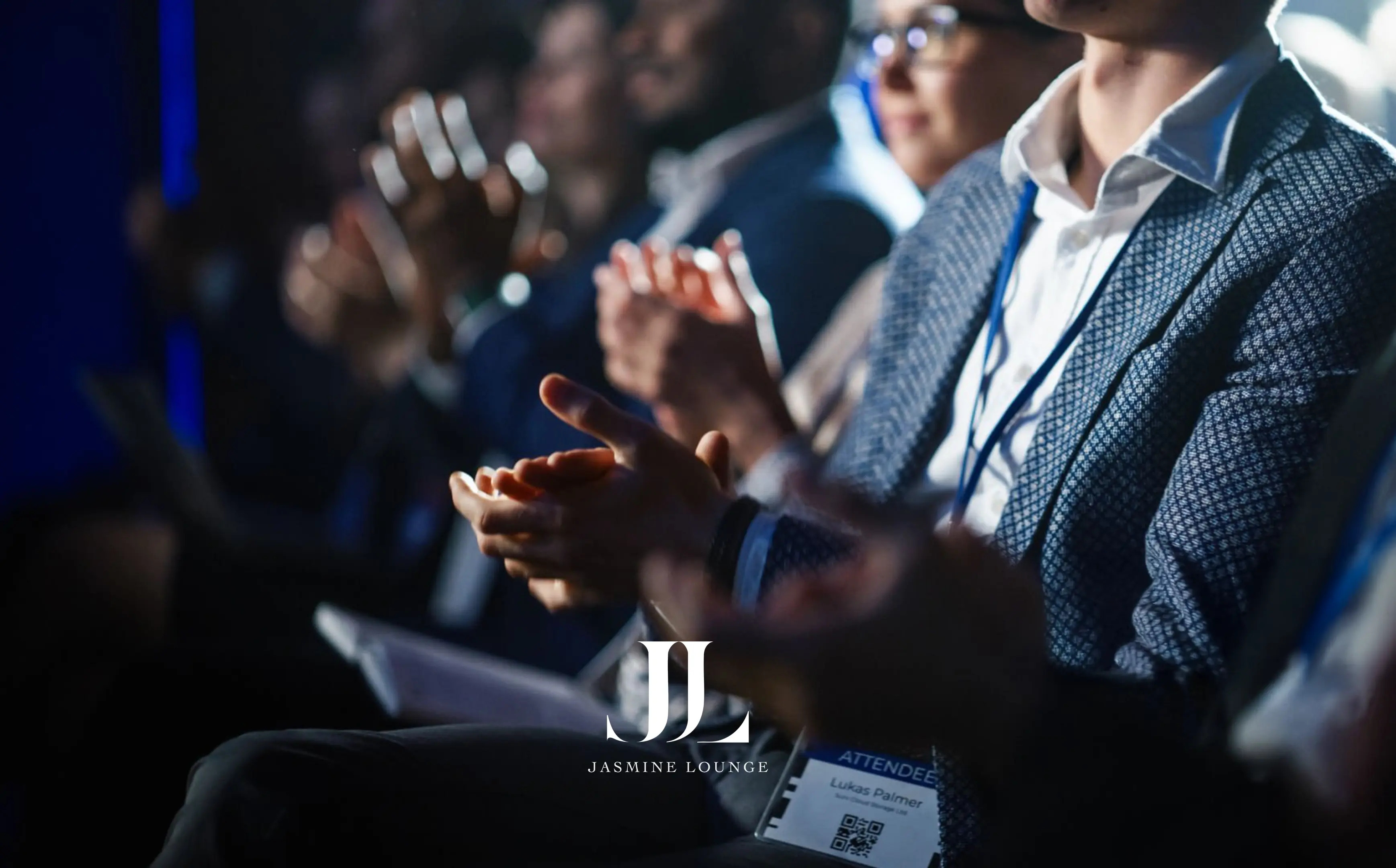 Conference style seating at Jasmine Lounge